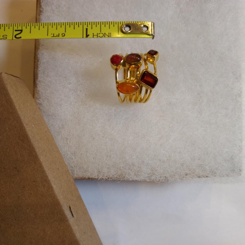 NIB Sundance Catalog "Chocolate Box" ring, size 8 - Picture 9 of 12
